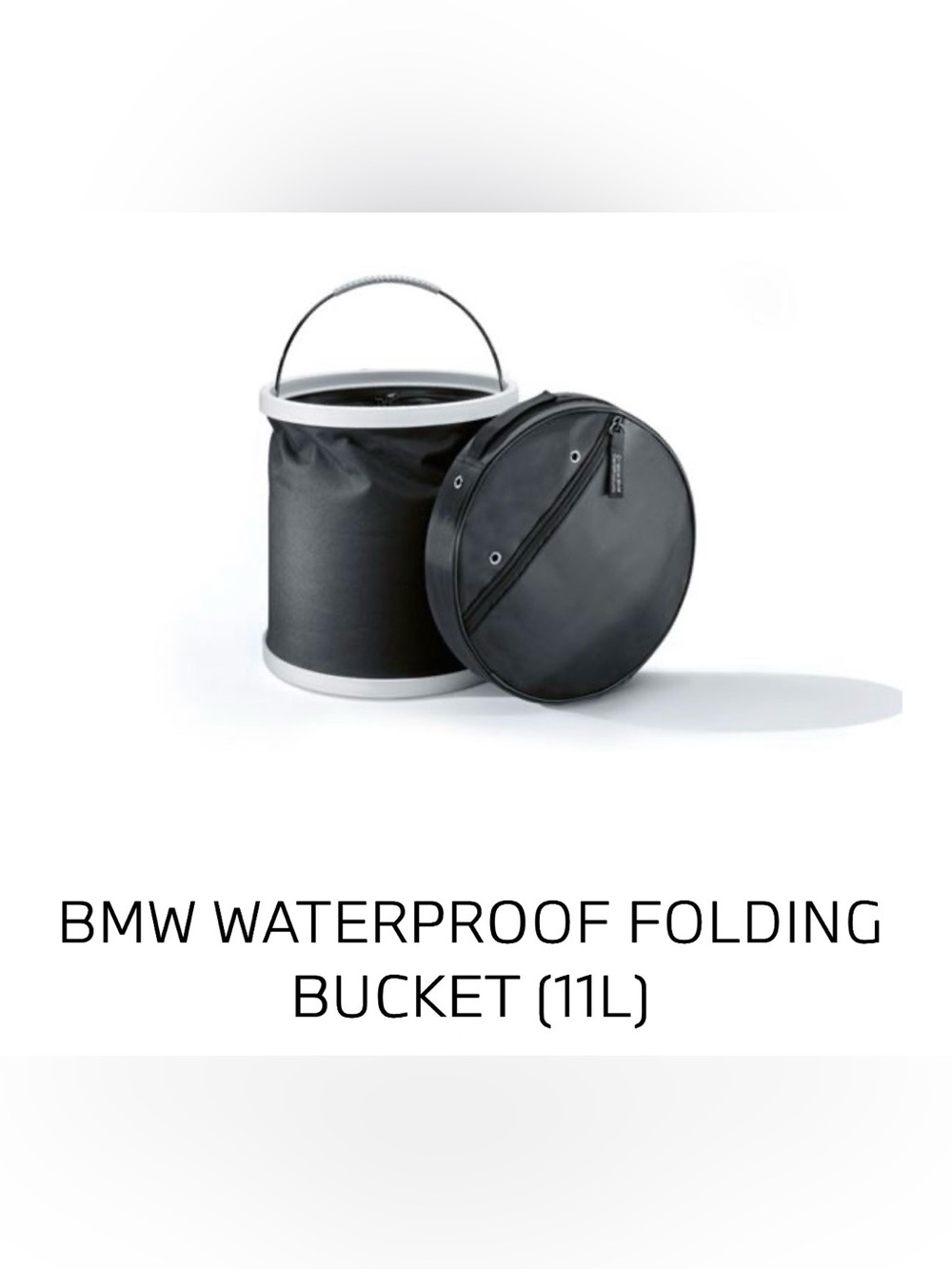 New official BMW Careproducts licensed waterproof 11L bucket storage container